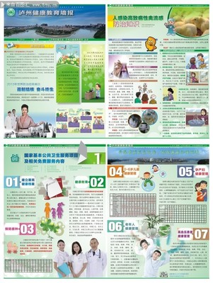 健康教育墻報 普及健康知識，優(yōu)化健康服務(wù)